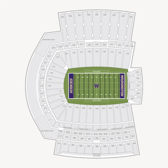 Husky Stadium Seating Chart